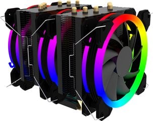 Вентилятор Gembird Huracan X500 RGB цена и информация | Кулеры для процессоров | pigu.lt