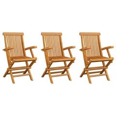 Sodo kėdės, 3vnt. цена и информация |  Садовые стулья, кресла, пуфы | pigu.lt