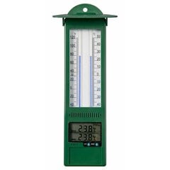 Skaitmeninis lauko termometras Nature, 9,5x2,5x24cm, min-max reikšmės цена и информация | Метеорологические станции, термометры | pigu.lt