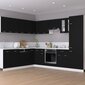 Spintelė orkaitei, 60x46x81,5 cm, juodos spalvos kaina ir informacija | Virtuvinės spintelės | pigu.lt