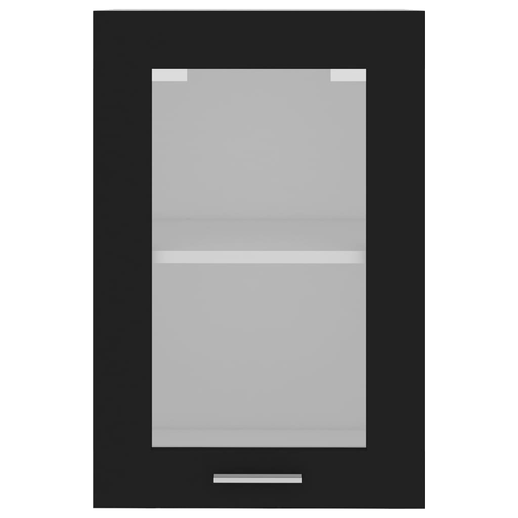 Pakabinama stiklinė spintelė, 40x31x60 cm, baltos spalvos kaina ir informacija | Virtuvinės spintelės | pigu.lt