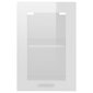 Pakabinama stiklinė spintelė, 40x31x60 cm, baltos spalvos kaina ir informacija | Virtuvinės spintelės | pigu.lt