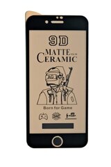 Защитное стекло Matte Ceramic, Full Glue, Full Cover Black для iPhone 7 Plus/ 8 Plus цена и информация | Защитные пленки для телефонов | pigu.lt