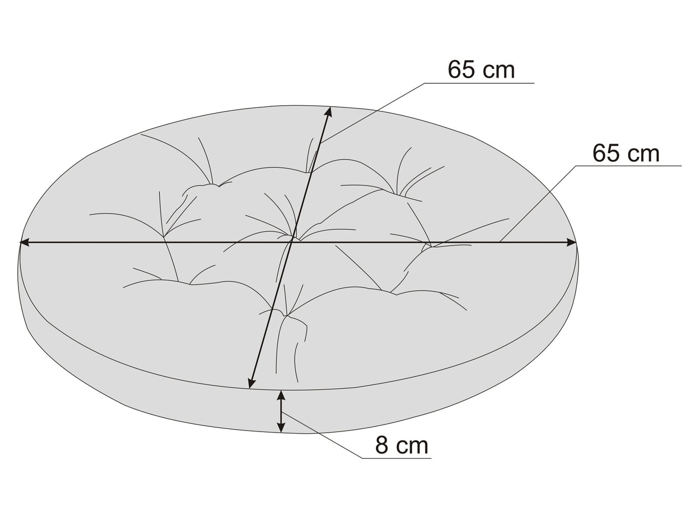 Pagalvė sūpynėms Hobbygarden Small Storck, pilka kaina ir informacija | Pagalvės, užvalkalai, apsaugos | pigu.lt