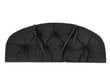Pagalvė foteliui Hobbygarden Amanda Prestige 50x50 cm, juoda kaina ir informacija | Pagalvės, užvalkalai, apsaugos | pigu.lt