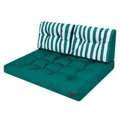 Набор из 3 подушек для поддона Hobbygarden Leo, зеленый цена и информация | Подушки, наволочки, чехлы | pigu.lt