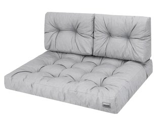 Подушка на сиденье поддона Hobbygarden Leo 120x80см, светло-серая цена и информация | Подушки, наволочки, чехлы | pigu.lt