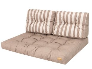 Подушка на сиденье поддона Hobbygarden Leo 120x80см, бежевая цена и информация | Подушки, наволочки, чехлы | pigu.lt