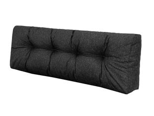 Atlošo pagalvė paletei Hobbygarden Leo 120x40cm, juoda kaina ir informacija | Pagalvės, užvalkalai, apsaugos | pigu.lt