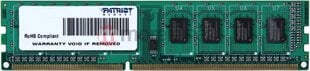 Patriot DDR3 4Гб 1333МГц CL9 (PSD34G133381) цена и информация | Оперативная память (RAM) | pigu.lt