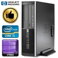 Стационарный компьютер HP 8100 Elite SFF i5-650 4GB 120SSD+250GB GT1030 2GB DVD WIN10PRO/W7P [refurbished] цена и информация | Stacionarūs kompiuteriai | pigu.lt