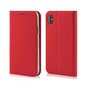 Telefono dėklas Fusion magnet, skirtas Samsung A726 Galaxy A72, raudonas kaina ir informacija | Telefono dėklai | pigu.lt