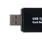 Kortelių skaitytuvas 5in1 USB, USB-C, USB 3.1 C tipo, Micro USB, Card reader kaina ir informacija | Adapteriai, USB šakotuvai | pigu.lt