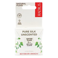 Зубная нить из натурального шелка Organic Pure Silk 30 м цена и информация | Зубные щетки, пасты | pigu.lt