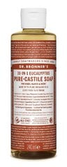 Чистое кастильское мыло Dr. Bronner's Eucaliptus 240 мл цена и информация | Мыло | pigu.lt