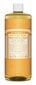 Kastilijos muilas Dr. Bronner's Citrus-Orange, 945 ml kaina ir informacija | Muilai | pigu.lt