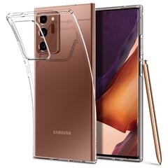 Telefono dėklas Hallo Ultra Back Case, skirtas Samsung Galaxy Note 20, skaidrus, 1mm kaina ir informacija | Telefono dėklai | pigu.lt