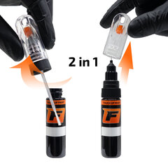CITROEN Z7 - INK BLACK Rinkinys: Korektorius įbrėžimų taisymui + Rūdžių modifikatorius + Lakas 15 ml kaina ir informacija | Automobiliniai dažai | pigu.lt
