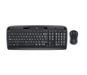 Logitech MK330 Combo беспроводная клавиатура+мышь, США, черная (SPEC) цена и информация | Клавиатуры | pigu.lt