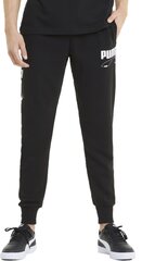 Kelnės vyrams Puma Rebel Pants Black, juodos цена и информация | Мужские термобрюки, темно-синие, SMA61007 | pigu.lt