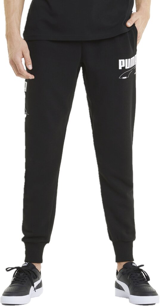 Kelnės vyrams Puma Rebel Pants Black, juodos kaina ir informacija | Sportinė apranga vyrams | pigu.lt