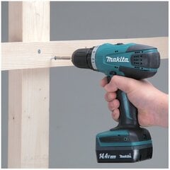 Аккумуляторная дрель-шуруповерт Makita DF347DWE 14,4 В цена и информация | Makita Сантехника, ремонт, вентиляция | pigu.lt