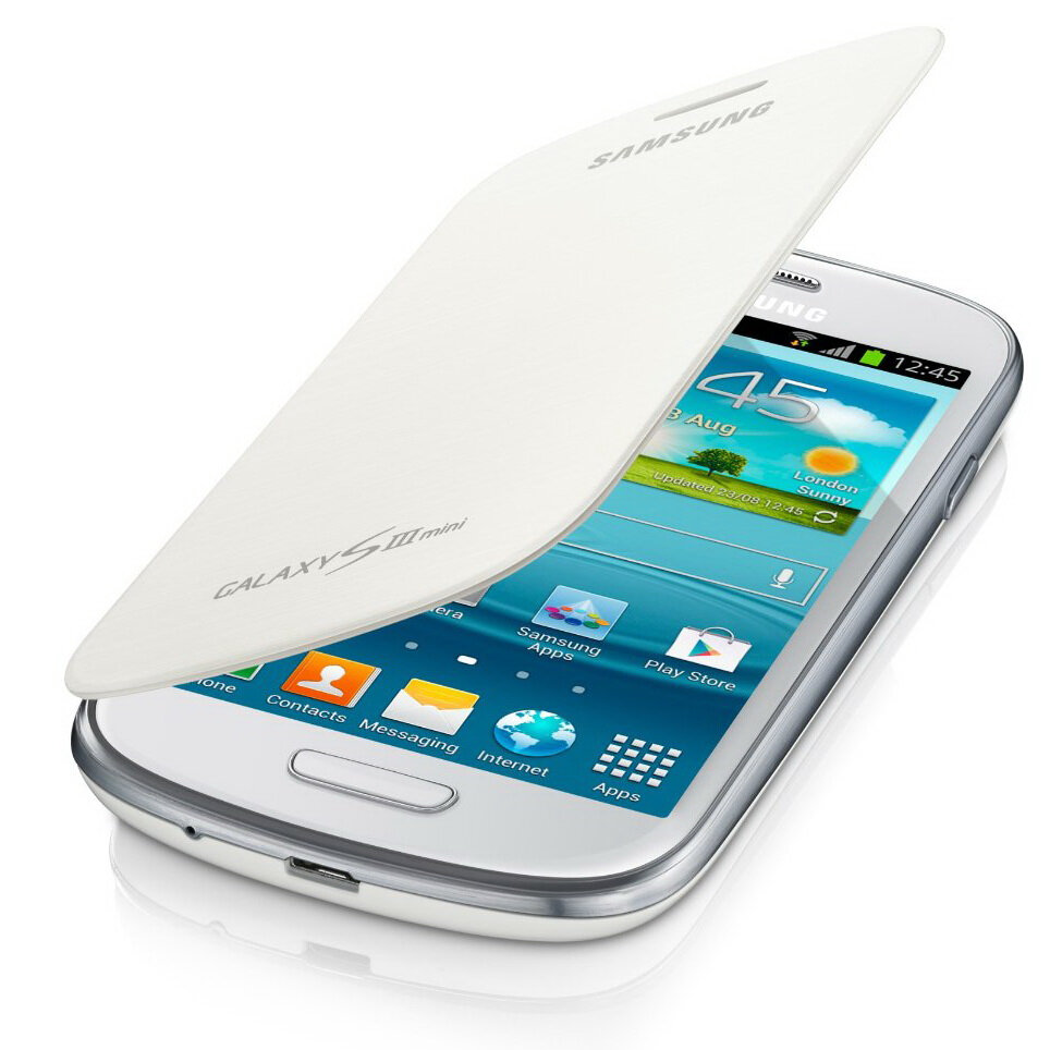 Samsung Galaxy S3 mini чехол Flip Cover, белый цена | pigu.lt