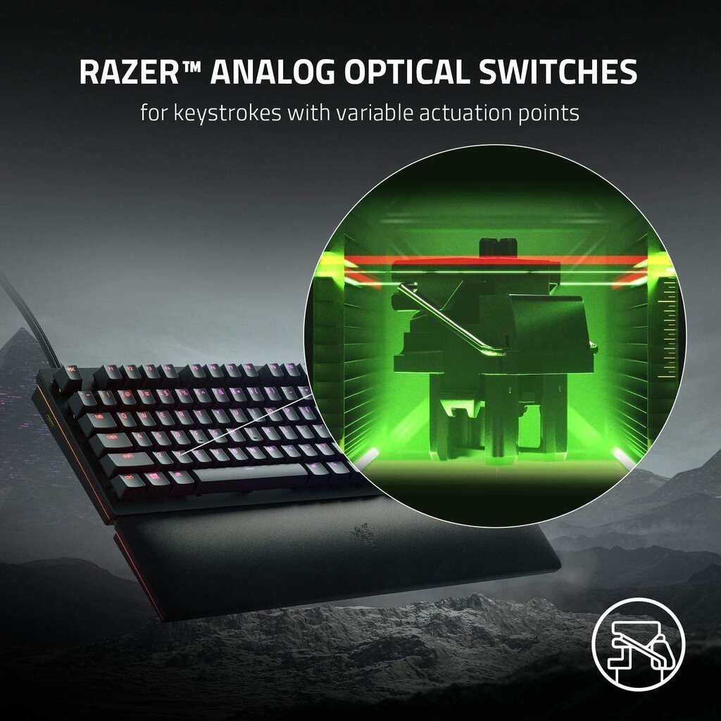 Razer Huntsman V2 Analog US kaina ir informacija | Klaviatūros | pigu.lt