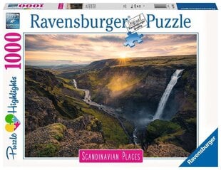 Dėlionė Scandinavian Haifoss Iceland, 1000 d. kaina ir informacija | Dėlionės (puzzle) | pigu.lt