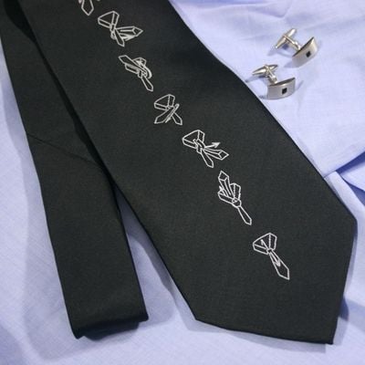 Kaklaraištis, juodas