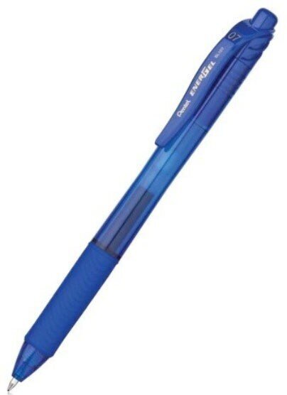 Automatinis gelinis rašiklis, 0.7 mm, mėlynas цена и информация | Rašymo priemonės | pigu.lt