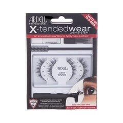 Priklijuojamos blakstienos Ardell X-Tended Wear Lash System Demi Wispies, black, 104 kaina ir informacija | Priklijuojamos blakstienos, blakstienų rietikliai | pigu.lt