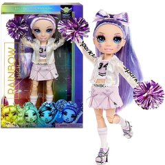 Rainbow High Cheer Doll - Violet Willow (Purple) kaina ir informacija | Игрушки для девочек | pigu.lt