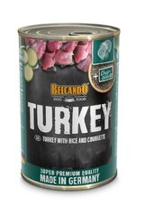 Belcando Turkey with Rice & Courgettes šunims su kalakutiena, ryžiais ir cukinijomis 400 g kaina ir informacija | Konservai šunims | pigu.lt