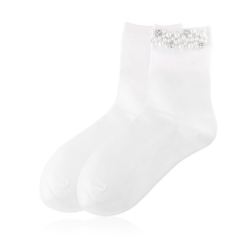 Kojinės moterims be Snazzy SK-39, baltos kaina ir informacija | Moteriškos kojinės | pigu.lt