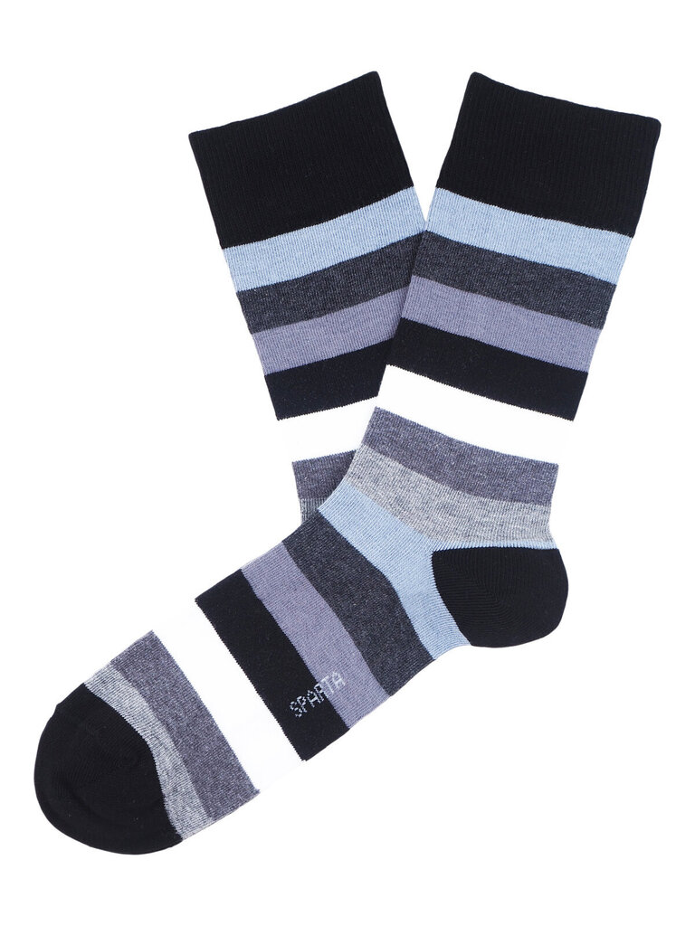 Dryžuotos kojinės vyrams iš šukuotinės medvilnės Big Strips kaina ir informacija | Vyriškos kojinės | pigu.lt