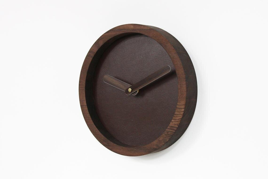 Sieninis laikrodis 25 x 25 x 4 cm kaina ir informacija | Laikrodžiai | pigu.lt