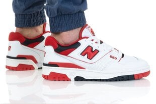 Laisvalaikio batai vyrams New Balance BB550SE1, balti цена и информация | Кроссовки для мужчин | pigu.lt