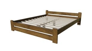 Кровать Palanga, 90x200, цвет дуба цена и информация | Кровати | pigu.lt