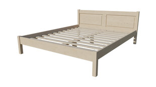 Кровать Kretinga, 120x200, натуральный цвет цена и информация | Кровати | pigu.lt