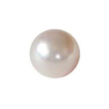 Apvalūs perlo imitacijos karoliukai 20 mm, 1 vnt., spalva balta цена и информация | Papuošalų gamybai, vėrimui | pigu.lt