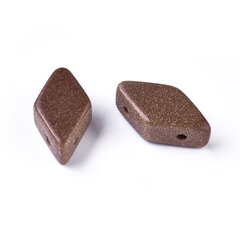Sintetiniai saulės akmens karoliukai 17-22x9-11 mm 1 vnt AK1799 kaina ir informacija | Papuošalų gamybai, vėrimui | pigu.lt