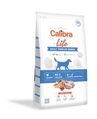 Calibra Life vidutinių veislių suaugusiems šunims, su vištiena, 12 kg kaina ir informacija | Calibra Gyvūnų prekės | pigu.lt