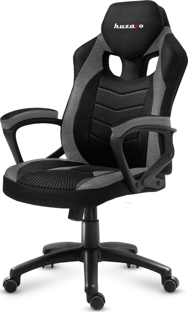Žaidimų kėdė Huzaro Force 2.5, juoda/pilka kaina ir informacija | Biuro kėdės | pigu.lt