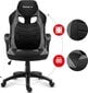 Žaidimų kėdė Huzaro Force 2.5, juoda/pilka цена и информация | Biuro kėdės | pigu.lt
