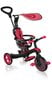 Daugiafunkcinis triratukas Globber Trike Explorer 4in1, raudonas, 632-102 kaina ir informacija | Triratukai | pigu.lt