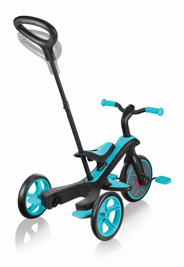 Daugiafunkcinis triratukas Globber Trike Explorer 4in1, teal, 632-105 kaina ir informacija | Triratukai | pigu.lt