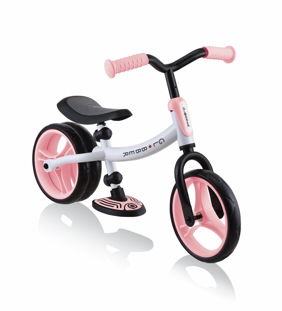 Balansinis dviratukas Globber Go Bike Duo, pastelinė rožinė, 614-210 kaina ir informacija | Balansiniai dviratukai | pigu.lt