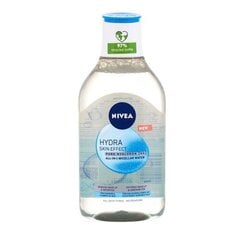 Nivea Hydra Skin Effect All-In-1 Micellar Water - Moisturizing micellar water 400ml цена и информация | Средства для очищения лица | pigu.lt