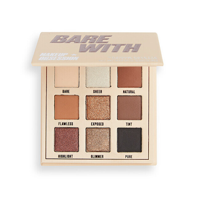 Šešėlių paletė Bare With Eyeshadow, 3,4 g цена и информация | Akių šešėliai, pieštukai, blakstienų tušai, serumai | pigu.lt